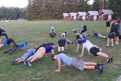 Šachové soustředění v Horním Bradle  - rozcvička konečně v téměř plném obsazení [28. 8. 2024]